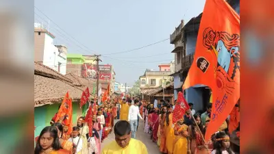 प्राण-प्रतिष्ठा के साथ पंचमुखी हनुमान की प्रतिमा की स्थापित