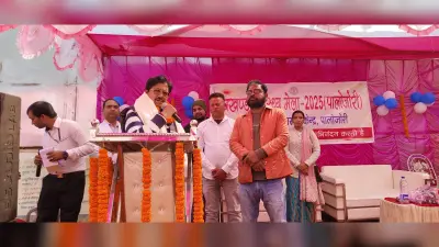स्वास्थ्य मेले में मरीजों की संख्या कम देख विधायक ने जतायी नाराजगी