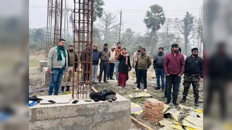 शवदाह गृह के घटिया निर्माण को ले एजेंसी को अल्टीमेटम