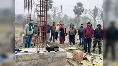 शवदाह गृह के घटिया निर्माण को ले एजेंसी को अल्टीमेटम