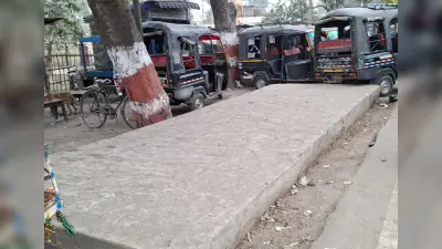 महानगरों की तर्ज पर पूर्णिया शहर में निगम को ओर से हो रहा यात्री शेड का निर्माण