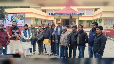 प्रगति यात्रा की तैयारी का जदयू जिलाध्यक्ष ने लिया जायजा