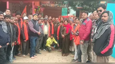 राम मंदिर प्राण प्रतिष्ठा की पहली वर्षगांठ पर संकीर्तन