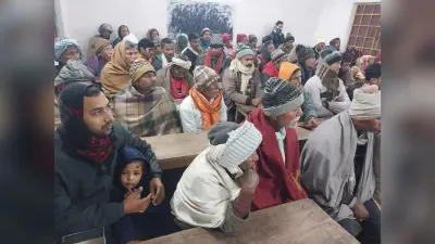 असंगठित क्षेत्र के मजूदरों का श्रमिक कार्ड बनाने पर किया गया विचार विमर्श
