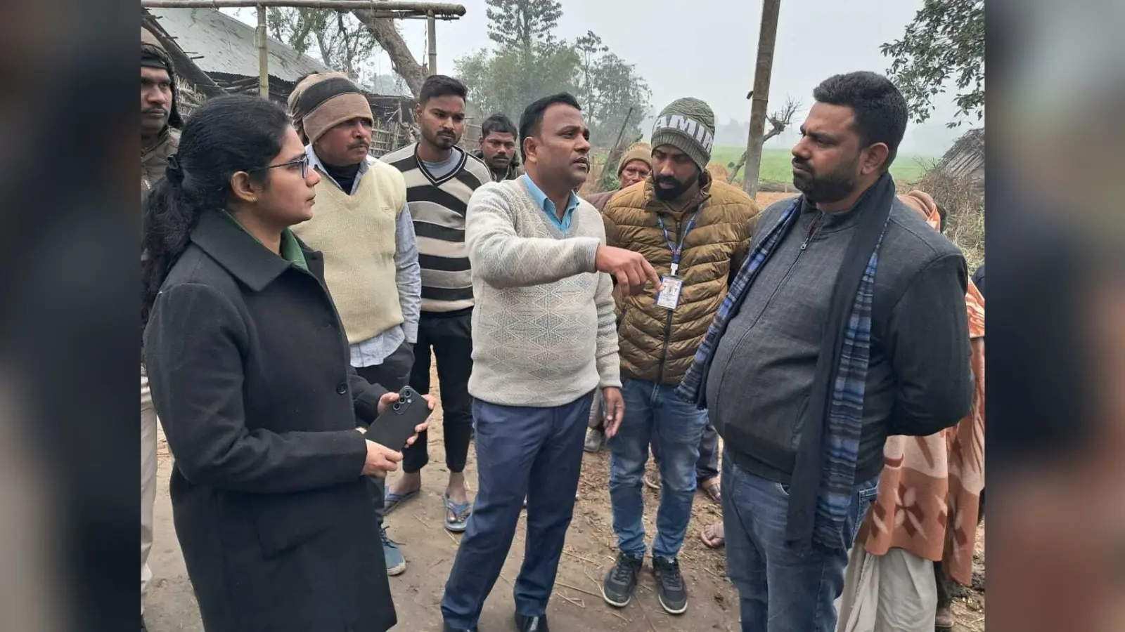 नयानगर अस्पताल की जमीन का अधिकारियों ने लिया जायजा