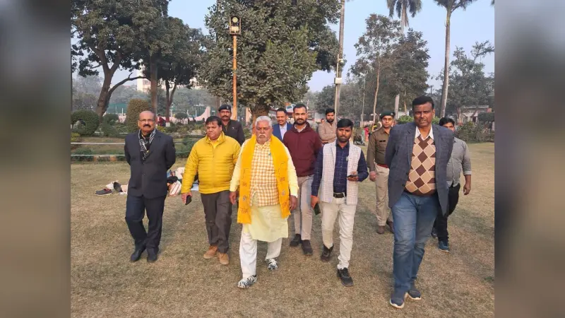 मंत्री डॉ. प्रेम कुमार ने किया पटना के प्रमुख पार्कों का निरीक्षण, लिया जन सुविधाओं का जायजा