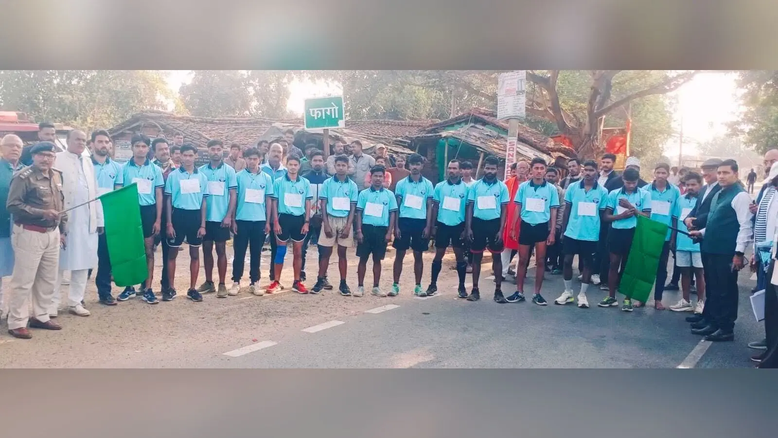 Deoghar news : गणतंत्र की पूर्व संध्या पर मैराथन में दौड़े छात्र, सुप्रकाश प्रथम