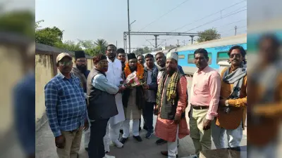 कौमी इत्तेहाद मोर्चा के राष्ट्रीय अध्यक्ष का जामताड़ा में हुआ स्वागत