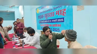 परिवहन विभाग ने बस स्टैंड में चलाया जागरूकता अभियान