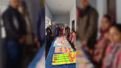 उत्क्रमित हाई स्कूल कासिमपुर में टीएलएम मेला का हुआ आयोजन