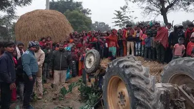 Madhubani News : ट्रैक्टर पलटने से चालक की मौत, दो जख्मी