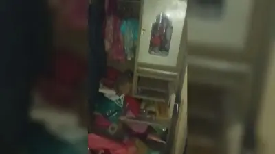 Broken cupboard in Rayyam village दो घरों से आभूषण व मंदिर से चोरी