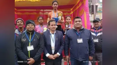 पांच किमी मैराथन के पुरुष वर्ग में प्रमोद को गोल्ड, महिला में सबीना रहीं अव्वल