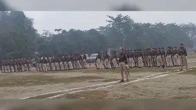 गणतंत्र दिवस समारोह की तैयारी का डीएम व एसपी ने लिया जायजा