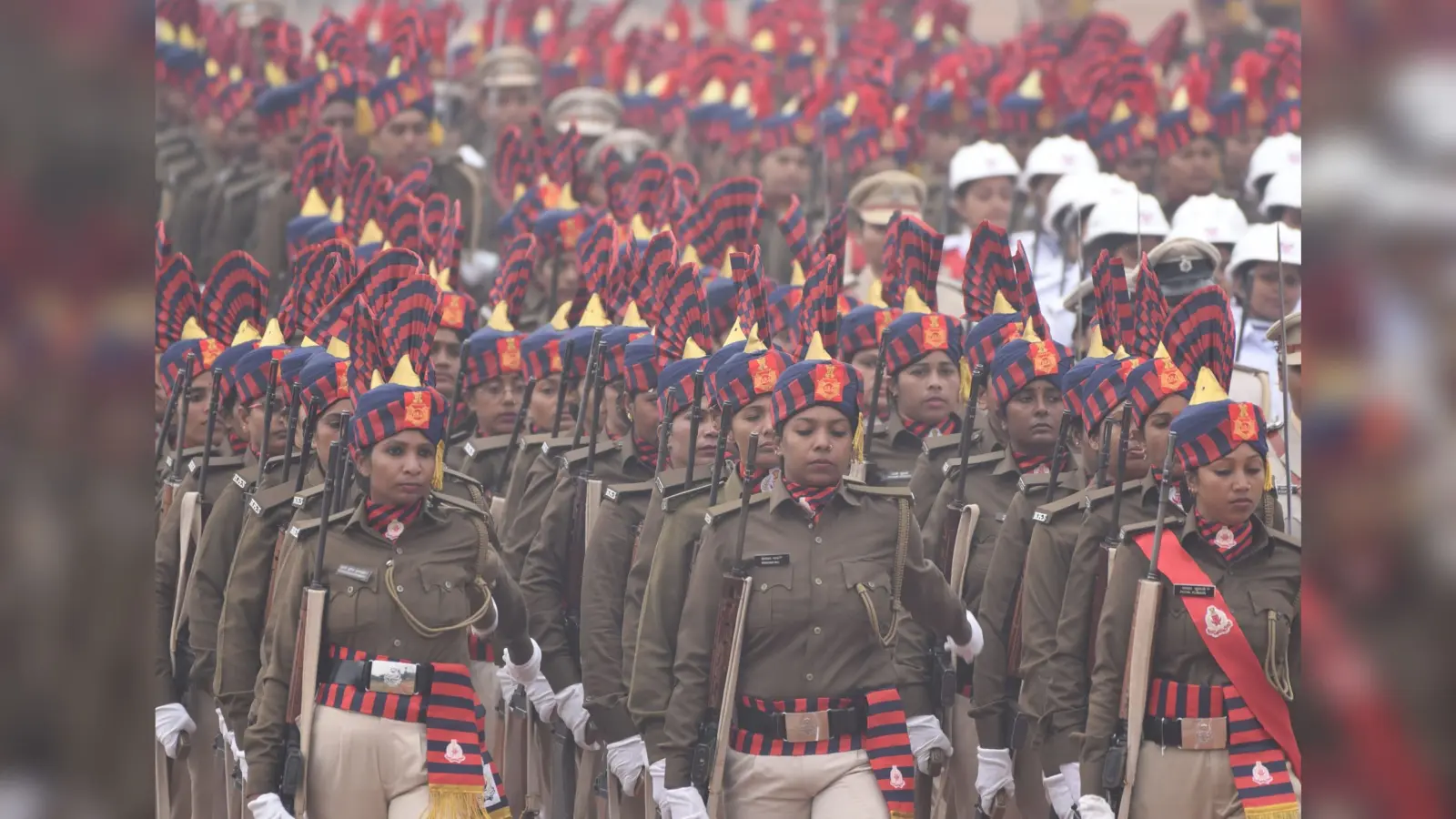 गणतंत्र दिवस परेड की गांधी मैदान में हुआ फुल ड्रेस रिहर्सल