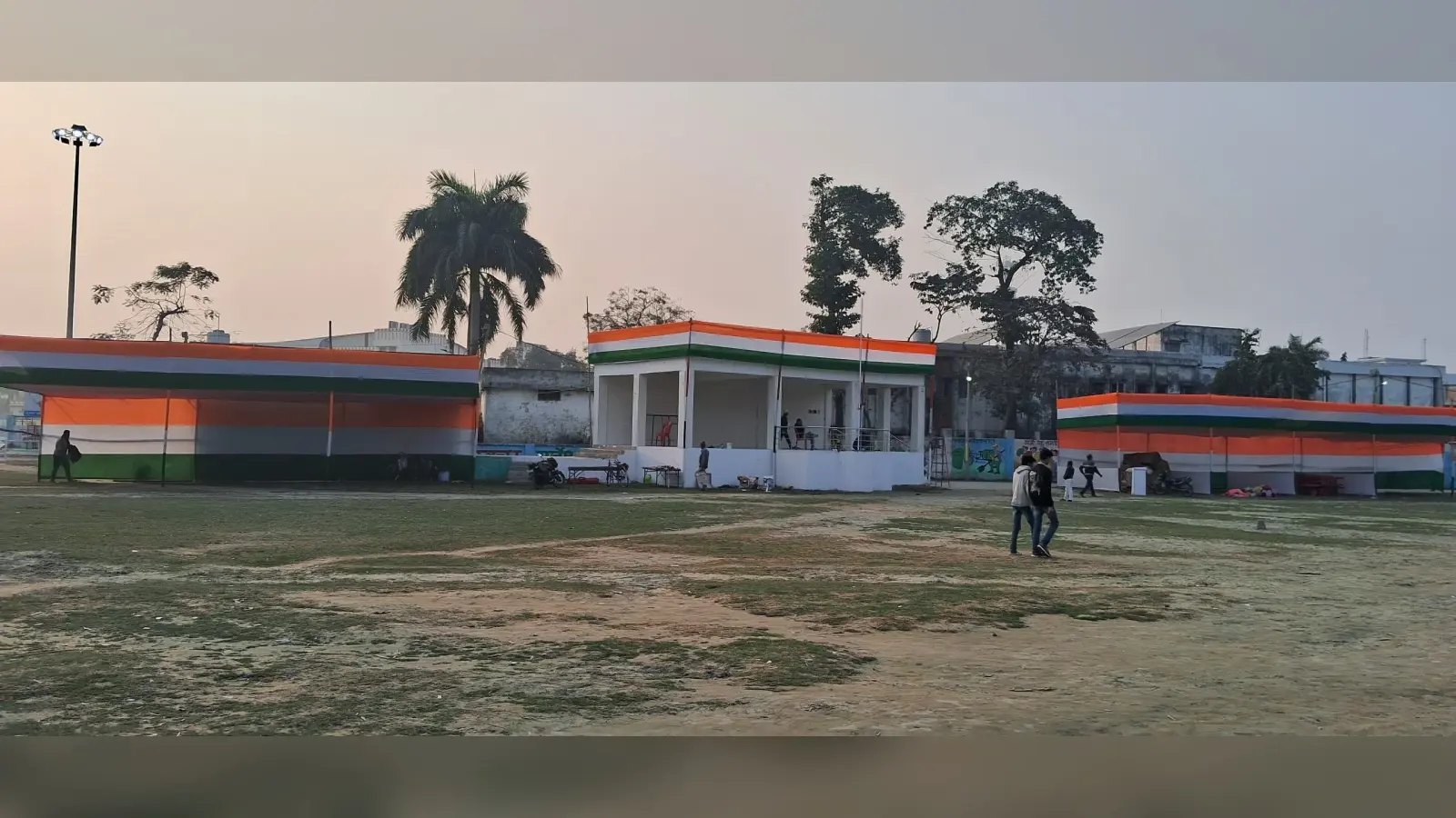 मुख्य समारोह स्थल गांधी मैदान में डीएम करेंगे झंडोत्तोलन