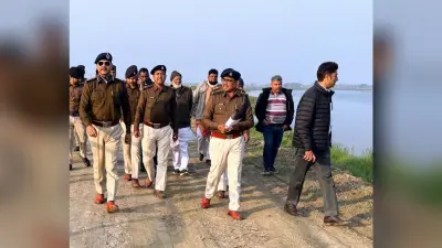 सीएम प्रगति यात्रा की सुरक्षा व्यवस्था को लेकर डीआइजी पहुंचे गोगाबील झील