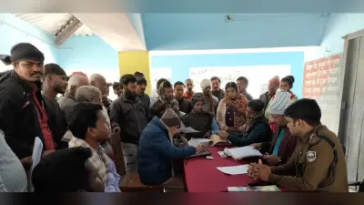 जनता दरबार में एक मामले का किया गया निष्पादन