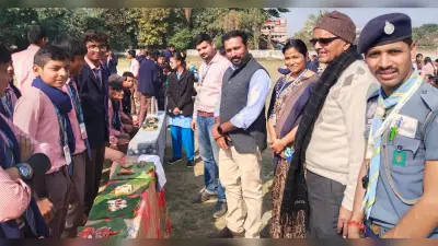 स्काउट-गाइड प्रशिक्षण में बिना बर्तन के भोजन बनाने का सिखाया गया गुर