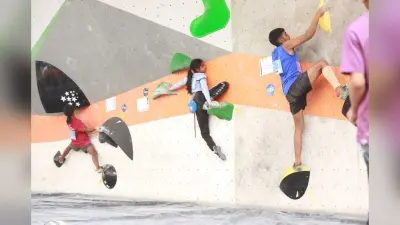 Sports Climbing championship : टाटा कप क्लाइंबिंग चैंपियनशिप में टीएसएएफ की टीम शीर्ष पर