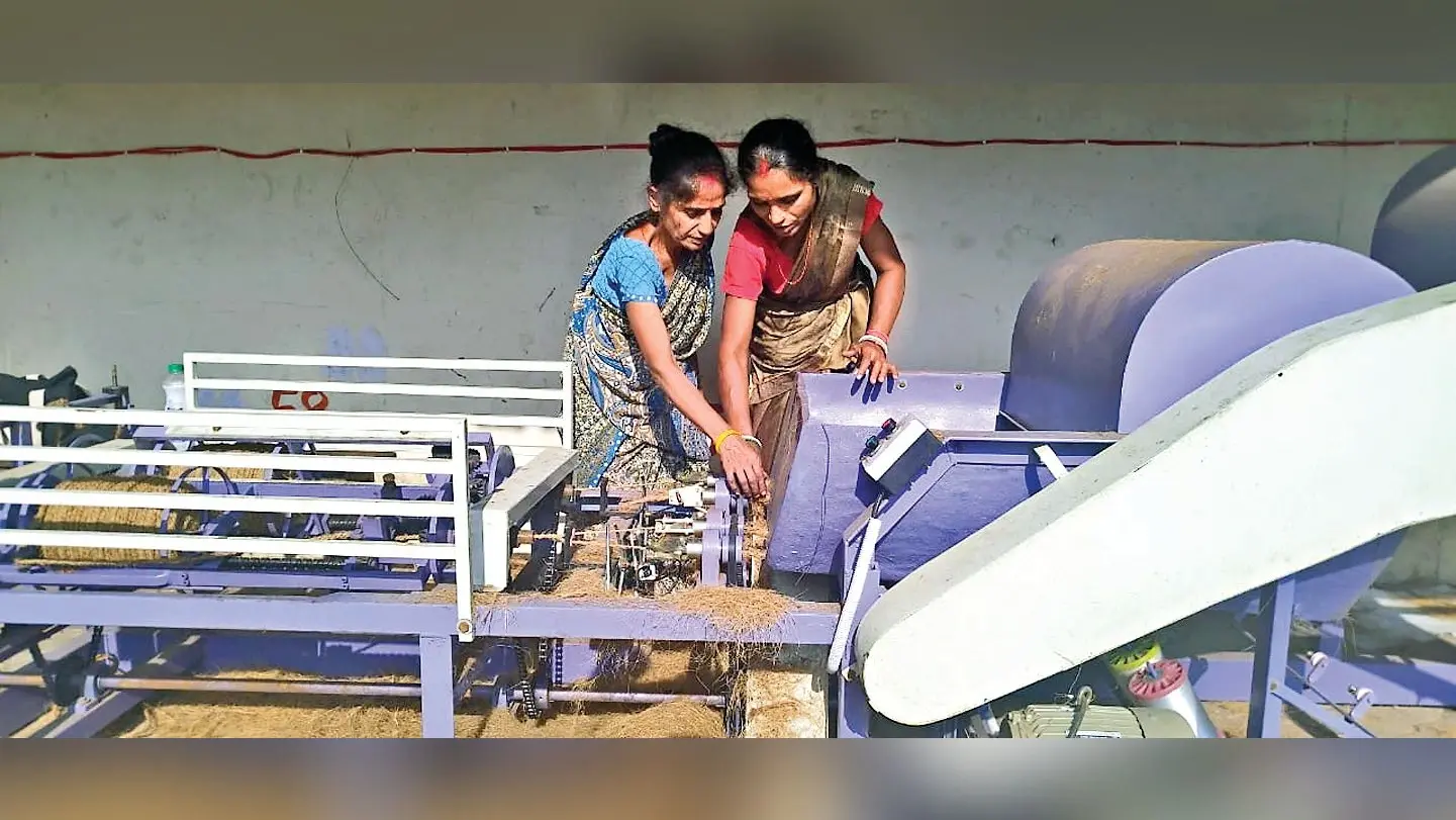 Ranchi News : नारियल और डाभ के अवशेष से बनेगी रस्सी