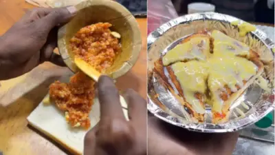Viral Video: स्ट्रीट फूड मेन्यू में आया गाजर के हलवे का सैंडविच, ऐसे होता है तैयार