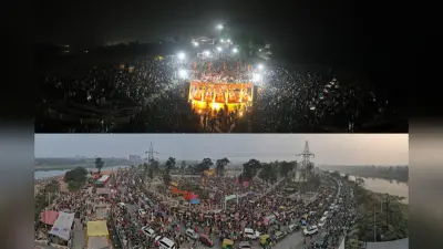 मकर संक्रांति पर जमशेदपुर में दोमुहानी संगम महोत्सव, गंगा आरती में उमड़े श्रद्धालु