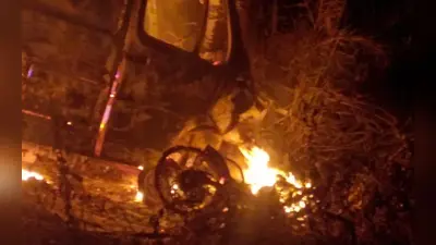 Bihar News: गया में एंबुलेंस और बुलेट के बीच हुई टक्कर, बुलेट सवार जिंदा जल कर मरा