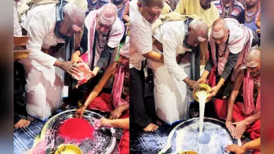 बाबा बैद्यनाथ की शरण में पूर्व प्रधानमंत्री एचडी देवेगौड़ा, गर्भगृह में की पूजा-अर्चना, देखें Video