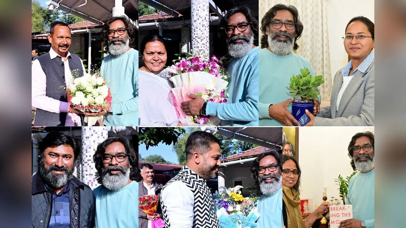 New Year 2025: झारखंड के सीएम हेमंत सोरेन को इन मंत्रियों, सांसदों और सीनियर अफसरों को दी नए साल की बधाई