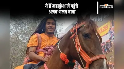 महाकुंभ 2025 मेले में पहुंच रहे हैं अजब-गजब साधु-संत