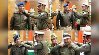 नए साल पर इन चार आईपीएस अफसरों को प्रमोशन का तोहफा, झारखंड के डीजीपी अनुराग गुप्ता ने किया सम्मानित