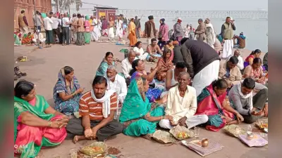 Gaya News: मकर संक्रांति पर विष्णुपद मंदिर में लगा आस्था का मेला, 10 हजार से अधिक श्रद्धालुओं ने की पूजा अर्चना