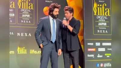 IIFA 2025: आप भी देखें जब शाहरुख खान ने कार्तिक आर्यन को सिखाया राजस्थानी, तब क्या हुआ, VIDEO
