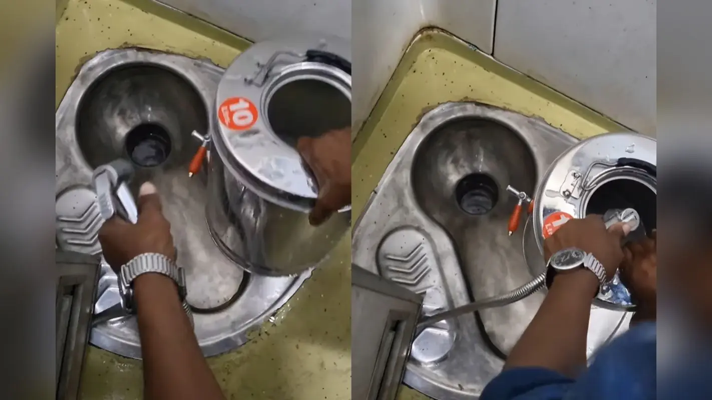 ट्रेन में टॉयलेट के पानी से बनाई चाय? देखें वीडियो