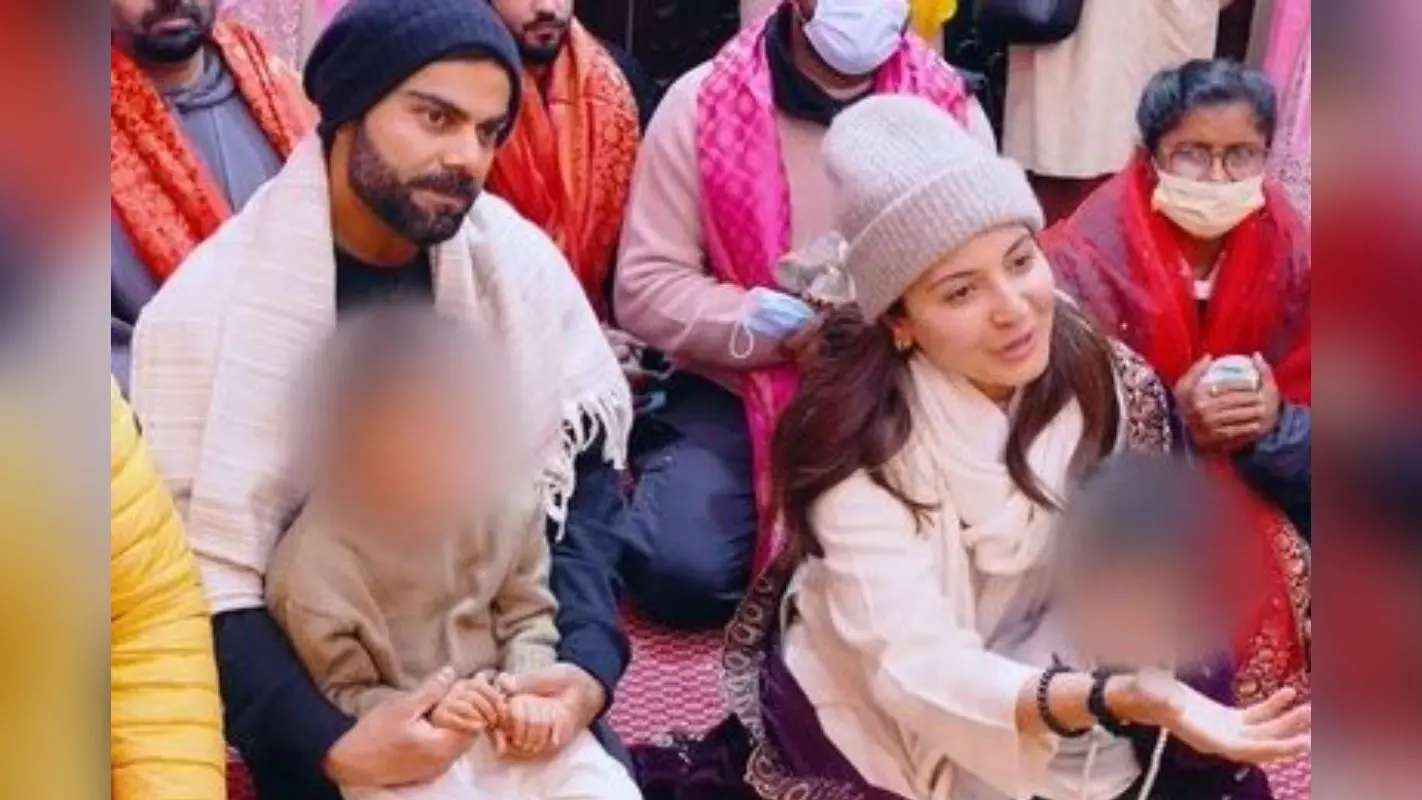 VIDEO: अकाय और वामिका संग प्रेमानंद महाराज से मिलने पहुंचे विराट कोहली-अनुष्का शर्मा, पूछा यह सवाल