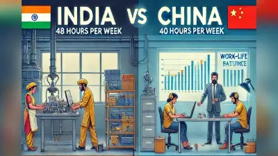 Working Hours Debate: भारत के मुकाबले में चीन में 8 घंटे कम काम, फिर भी उत्पादन टनाटन, जानें कैसे