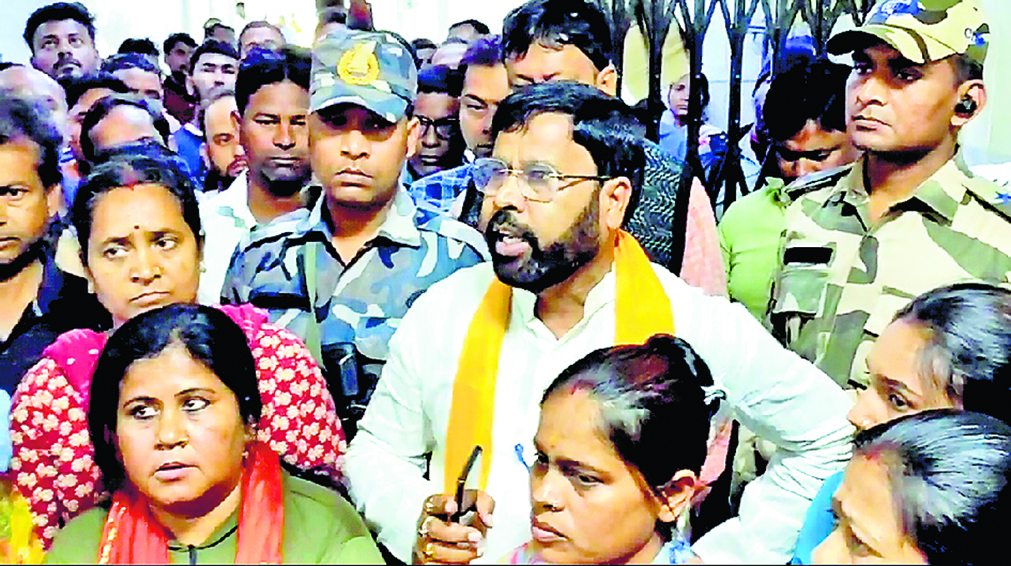 विधाननगर इएसआइ अस्पताल में भर्ती पीड़िता से नहीं मिल पाये भाजपाई, घटना को दबाने का आरोप
