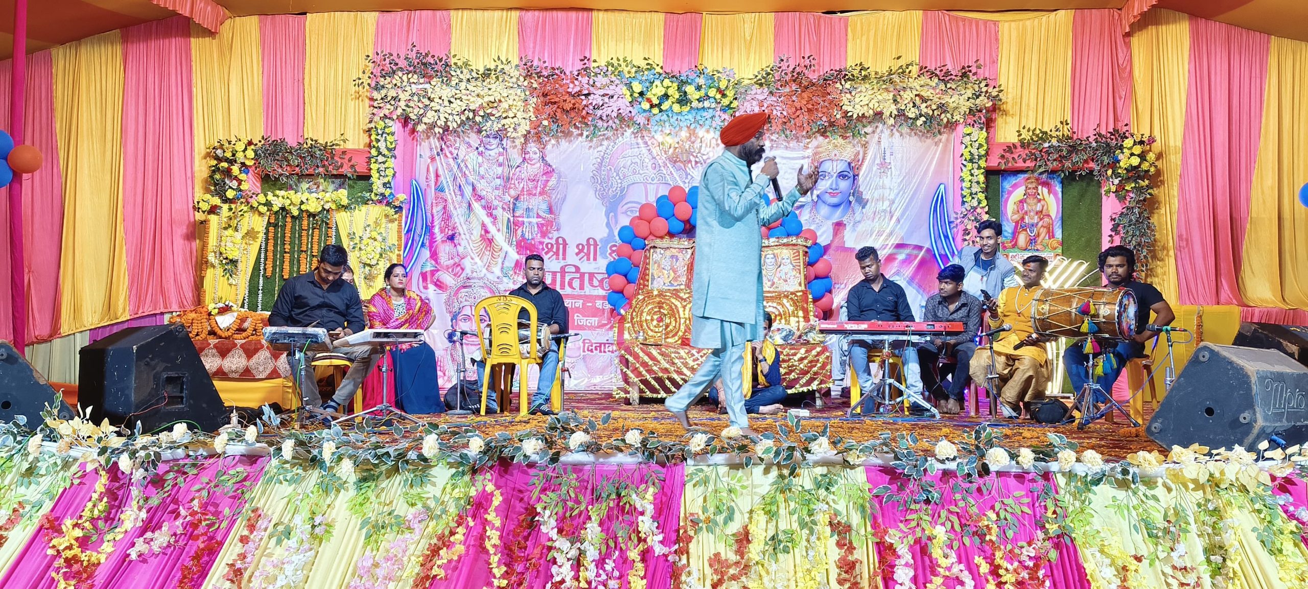जय गणेश जय गणेश जय गणेश देवा… भजन पर झूमे श्रद्धालु