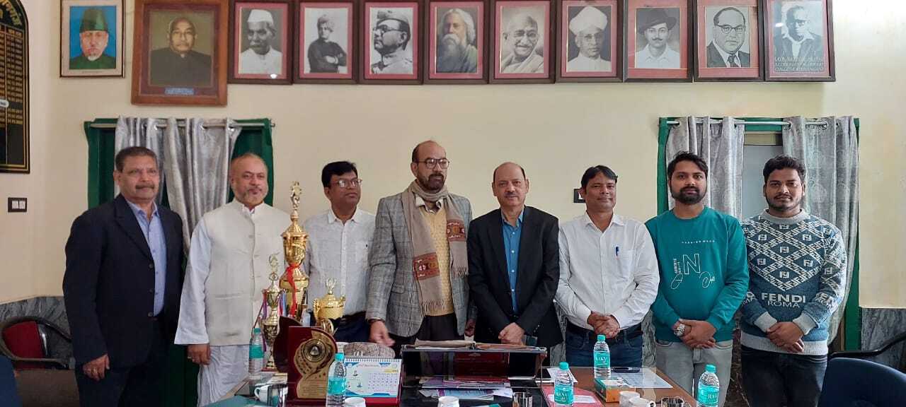मानू सेंटर का हुआ निरीक्षण,रिजनल डायरेक्टर पहुंचे मारवाड़ी कॉलेज