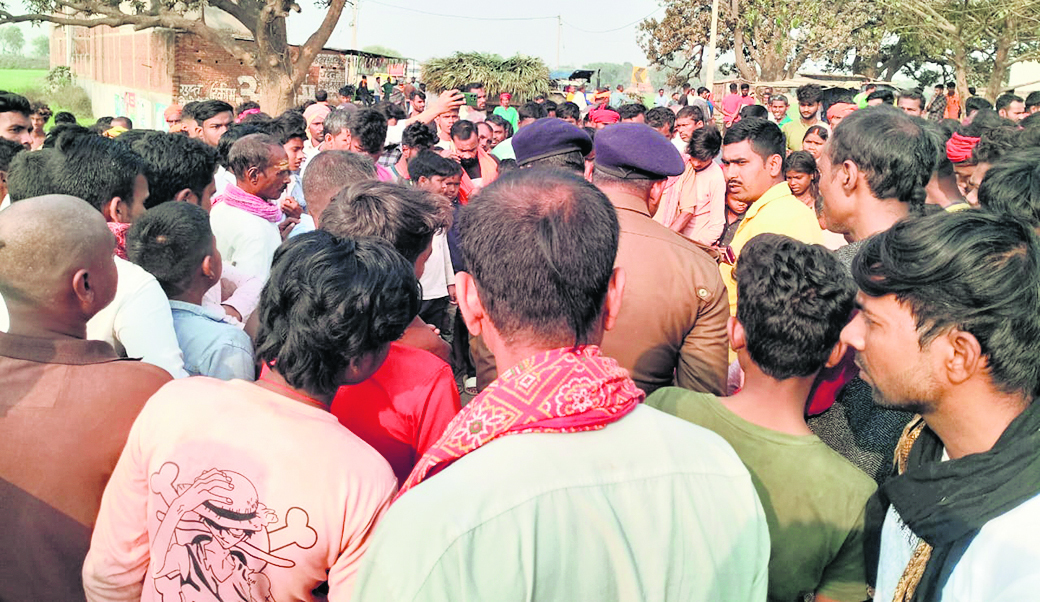 ननउर में सड़क दुर्घटना में युवक की मौत, रोड जाम