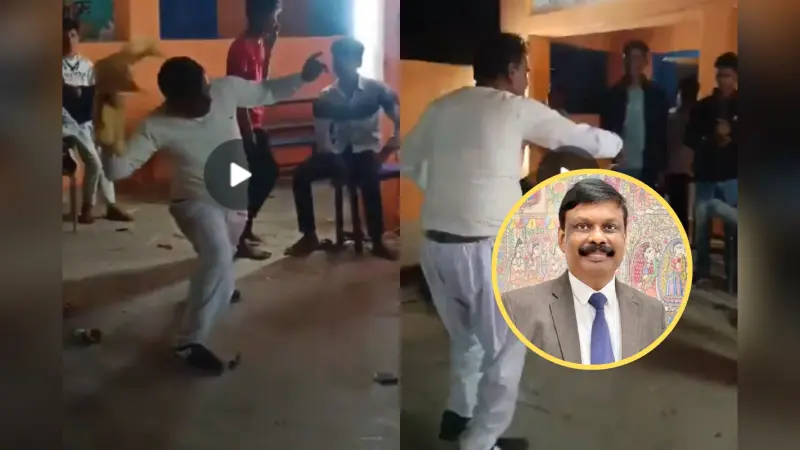 Video: पूजा पंडाल में अश्लील गाने पर डांस करने वाले हेडमास्टर पर गिरी गाज, शिक्षा विभाग ने किया सस्पेंड