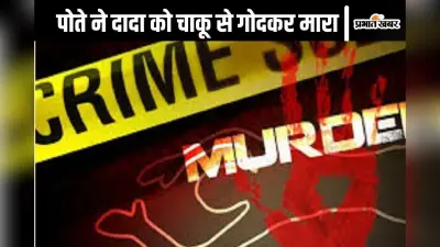 Crime News : संपत्ति विवाद में हुई तीखी बहस, अमेरिका से लौटकर पोते ने दादा पर किया 70 बार चाकू से वार