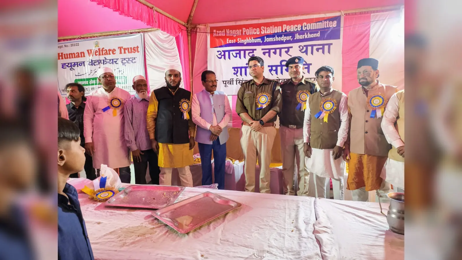 Jamshedpur news.ओल्ड पुरुलिया रोड में ह्यूमन वेलफेयर ट्रस्ट ने लगाया शिविर