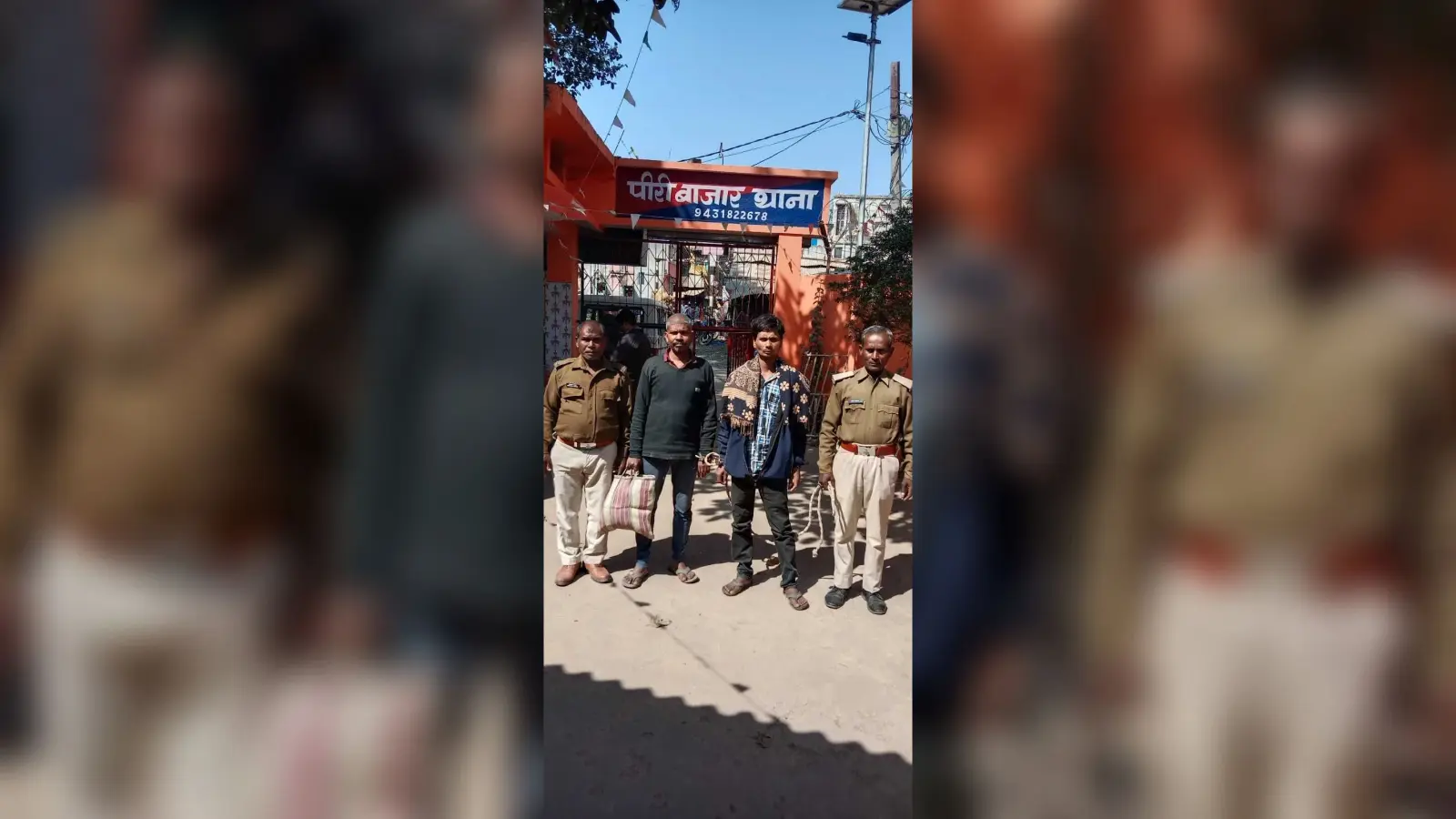 शराब के साथ दो तस्कर गिरफ्तार