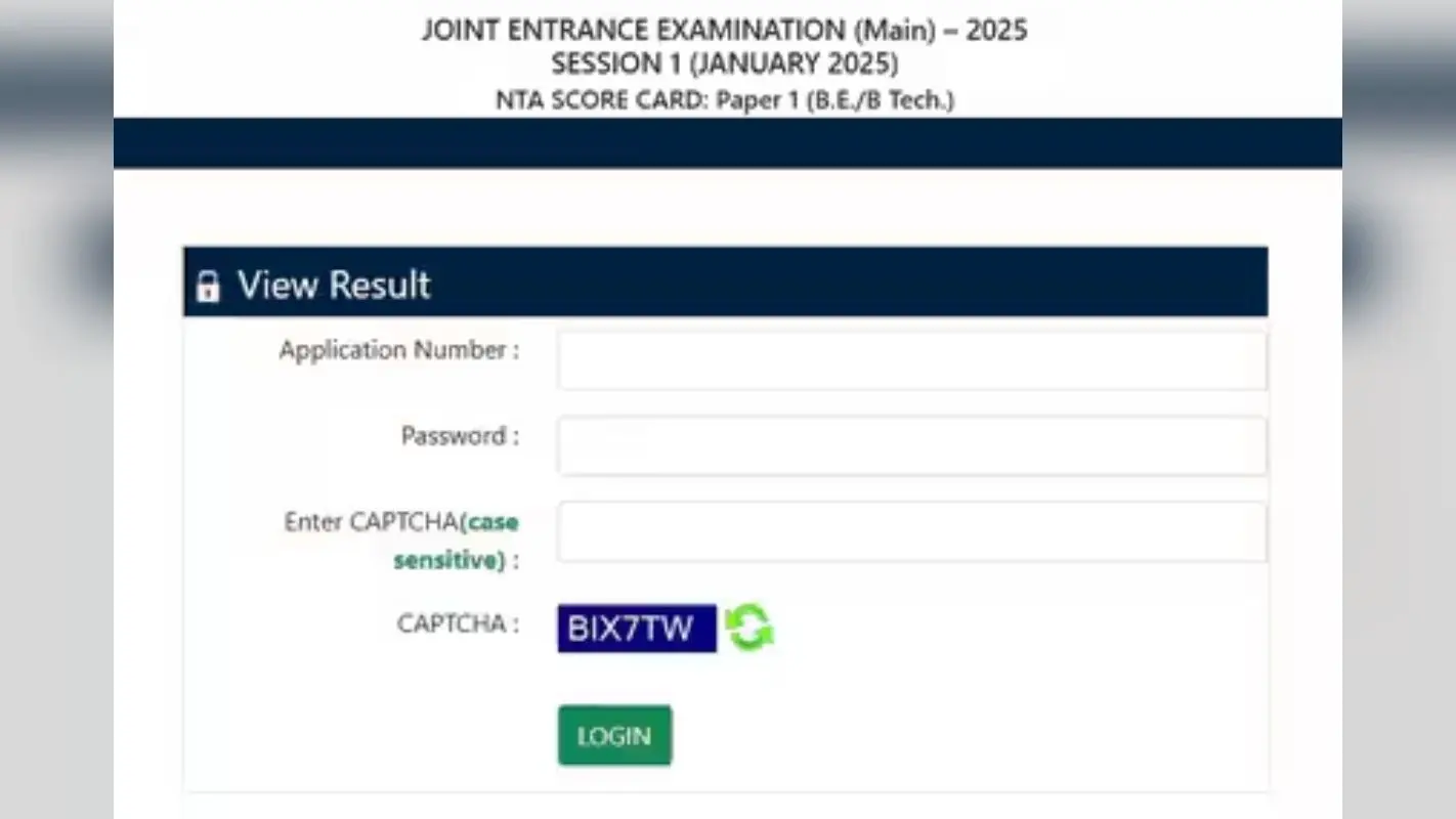 JEE Main 2025 Result Out: जेईई मेन सेशन 1 का परिणाम जारी, 14 उम्मीदवारों ने स्कोर किए 100 पर्सेंटाइल