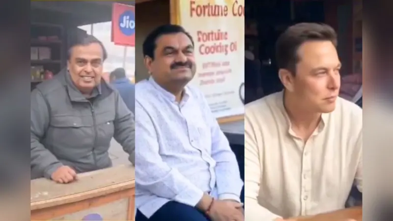 महाकुंभ में अंबानी-अदाणी और एलन मस्क ने खोली टपरी, दुकान पर बेचते दिखे प्रोडक्ट, वीडियो वायरल