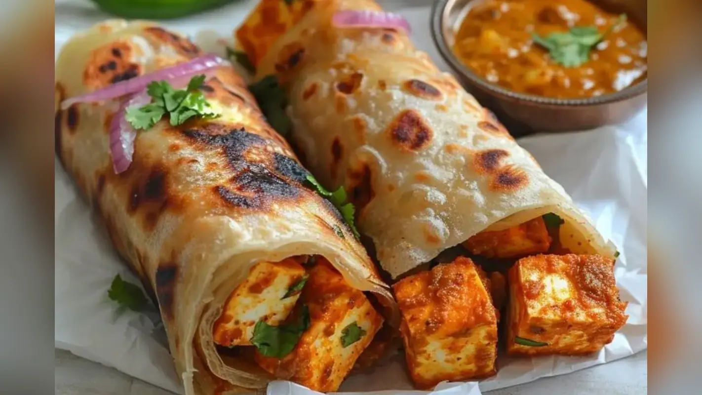 Paneer Kathi Rolls Recipe: पनीर काठी रोल बनाना है बेहद आसान, टिफिन के लिए है परफेक्ट चॉइस