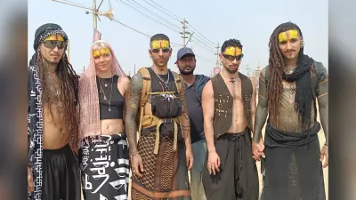 Mahakumbh 2025 : अंतिम स्नान के लिए ब्राजील से आया शिव भक्तों का जत्था, गुदवाया भोले भंडारी का टैटू