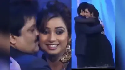 KISS की कोशिश कर श्रेया घोषाल को भी अनकम्फर्टेबल कर चुके हैं उदित नारायण? देखें Viral Video